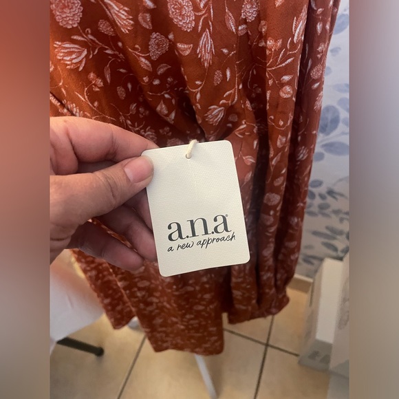 a.n.a Women’s Casual Floral Dress Plus Size XXL. New w tag - Picture 4 of 10